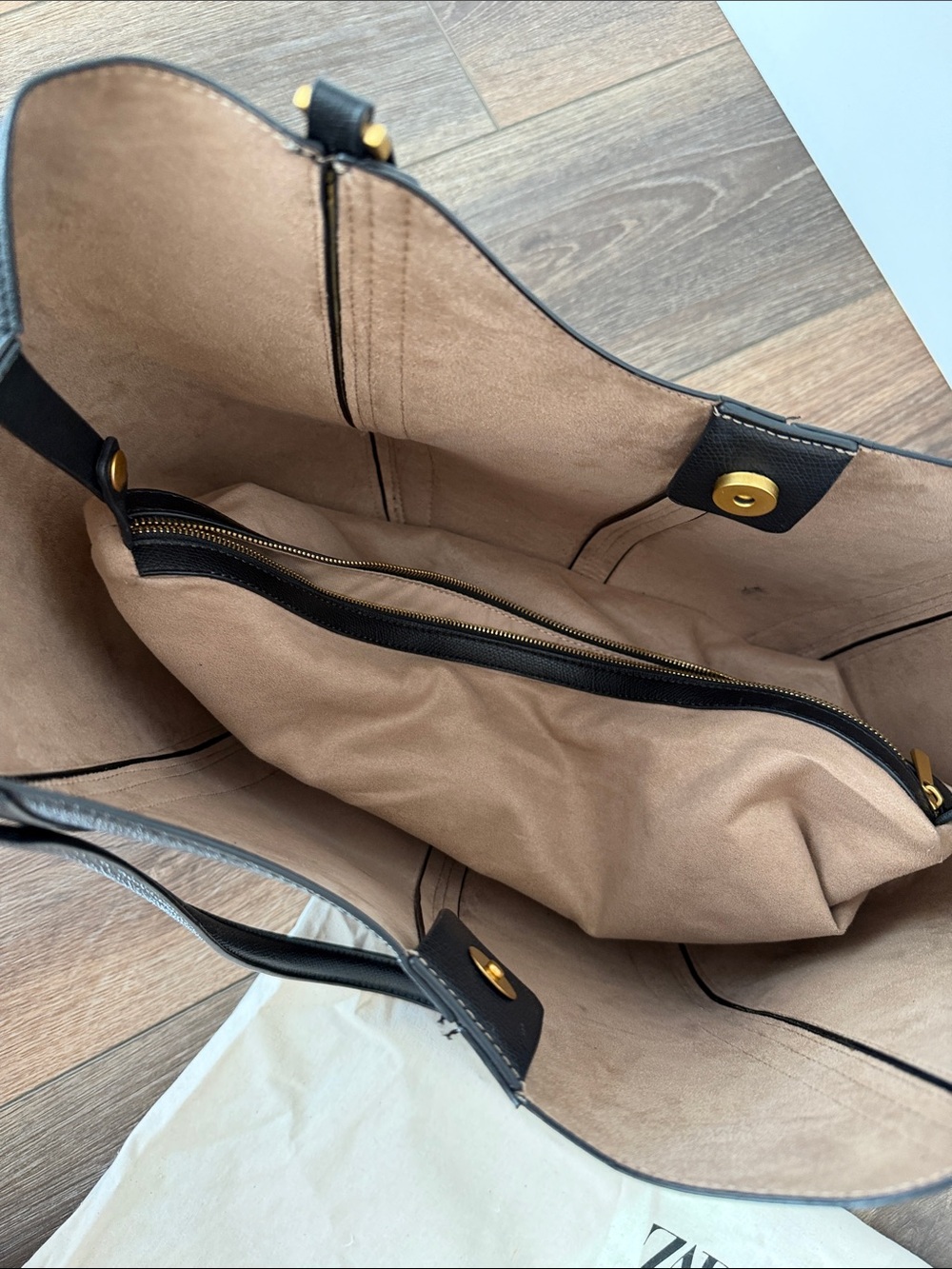 Zara Black Shopper Bag - Picture 3 of 7